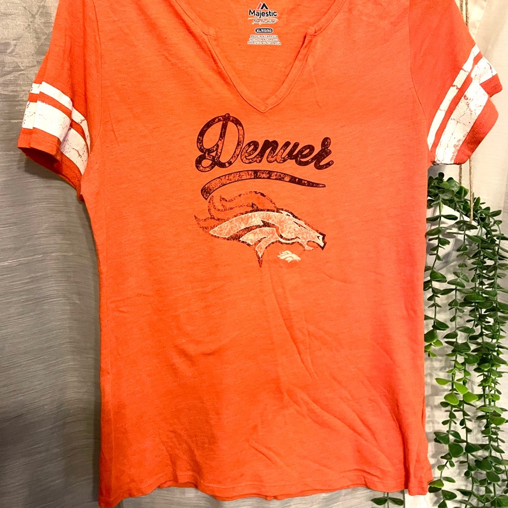 NFL Distressed Women's Denver Broncos Tee